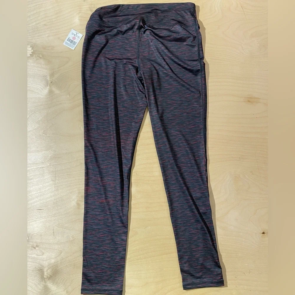 Pro Player Black and Red Ladies Leggings Medium (B)